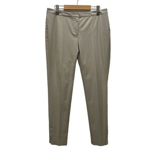 Burberry London Cotton Blend Ankle Zipper Pants